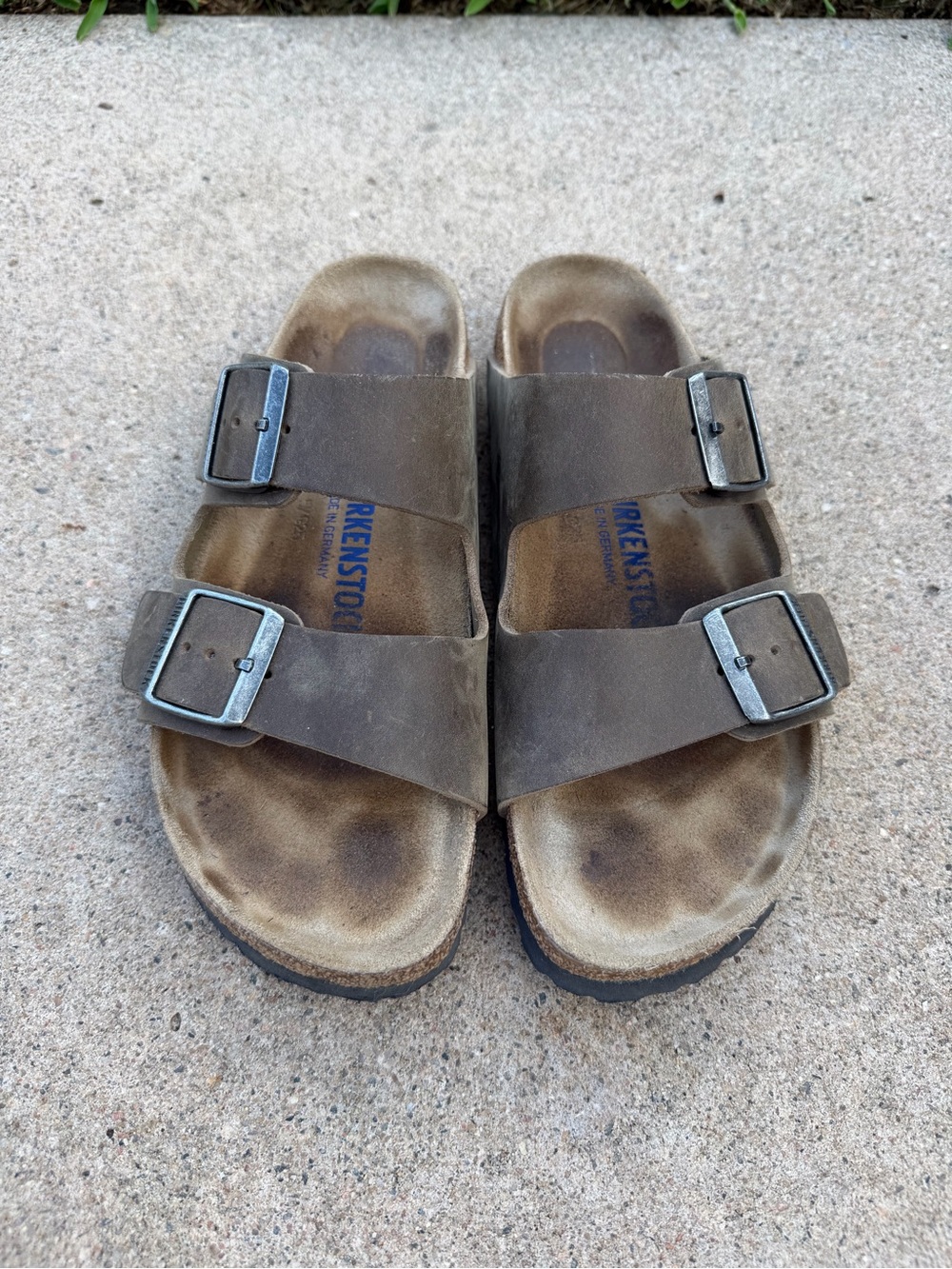Birkenstock Arizona Soft Footbed Oiled Leather - Faded Khaki